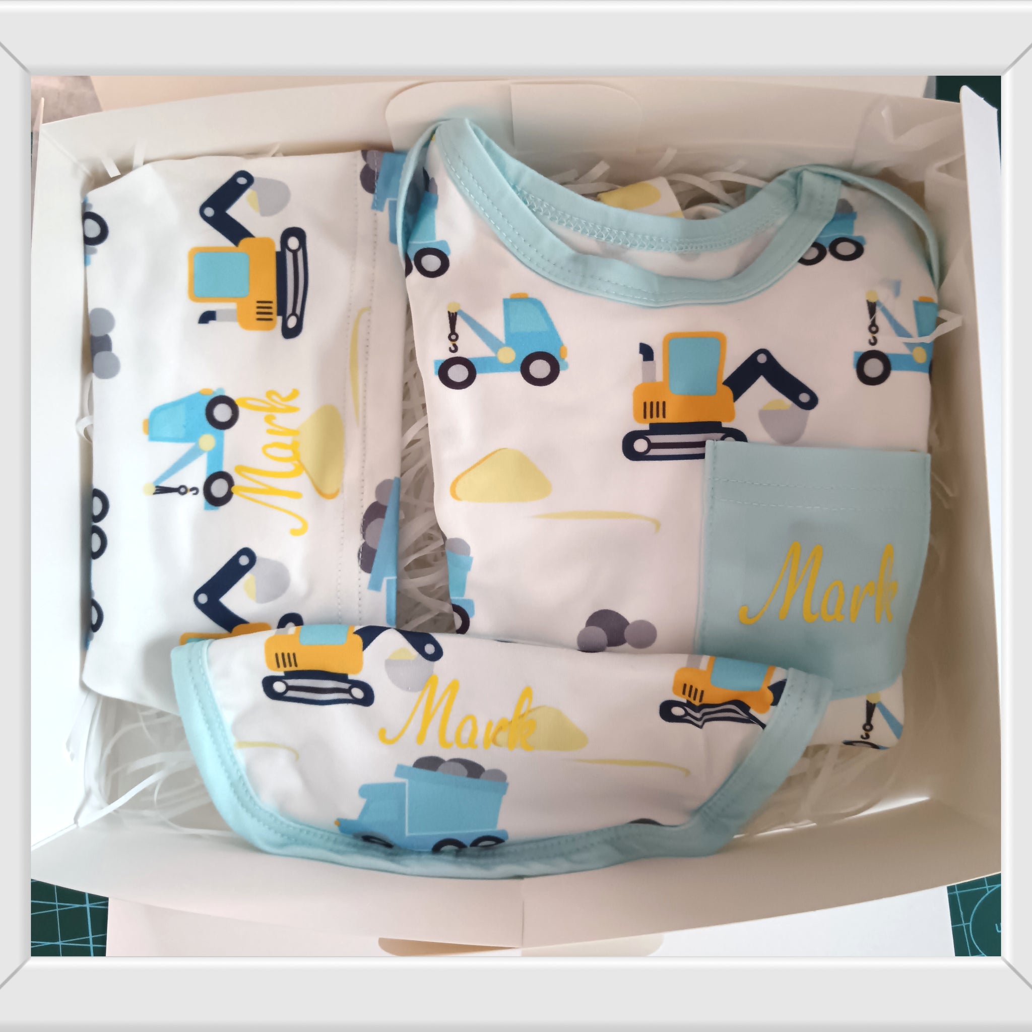 Personalised baby vest/sleepsuits
