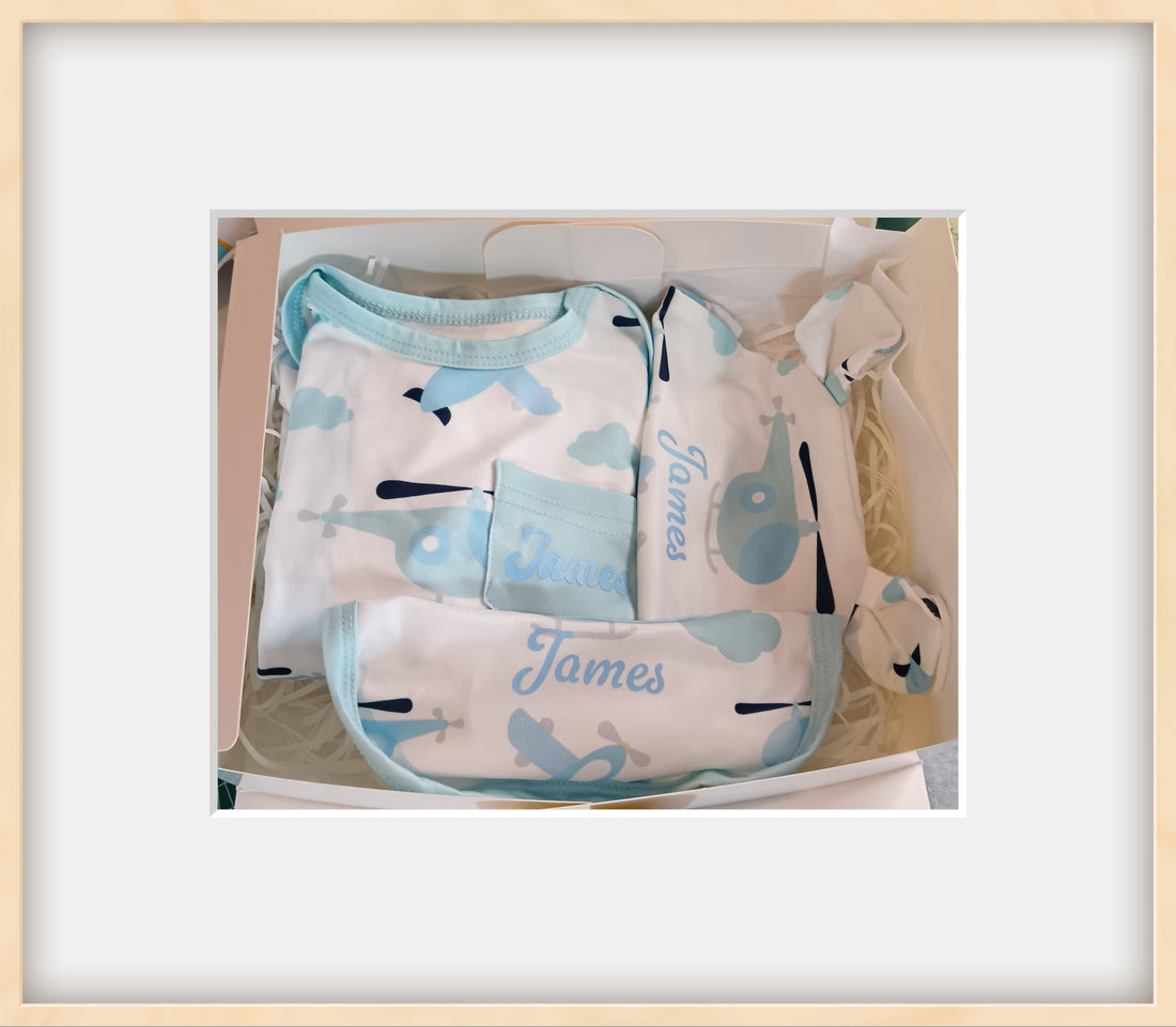 Personalised baby vest/sleepsuits