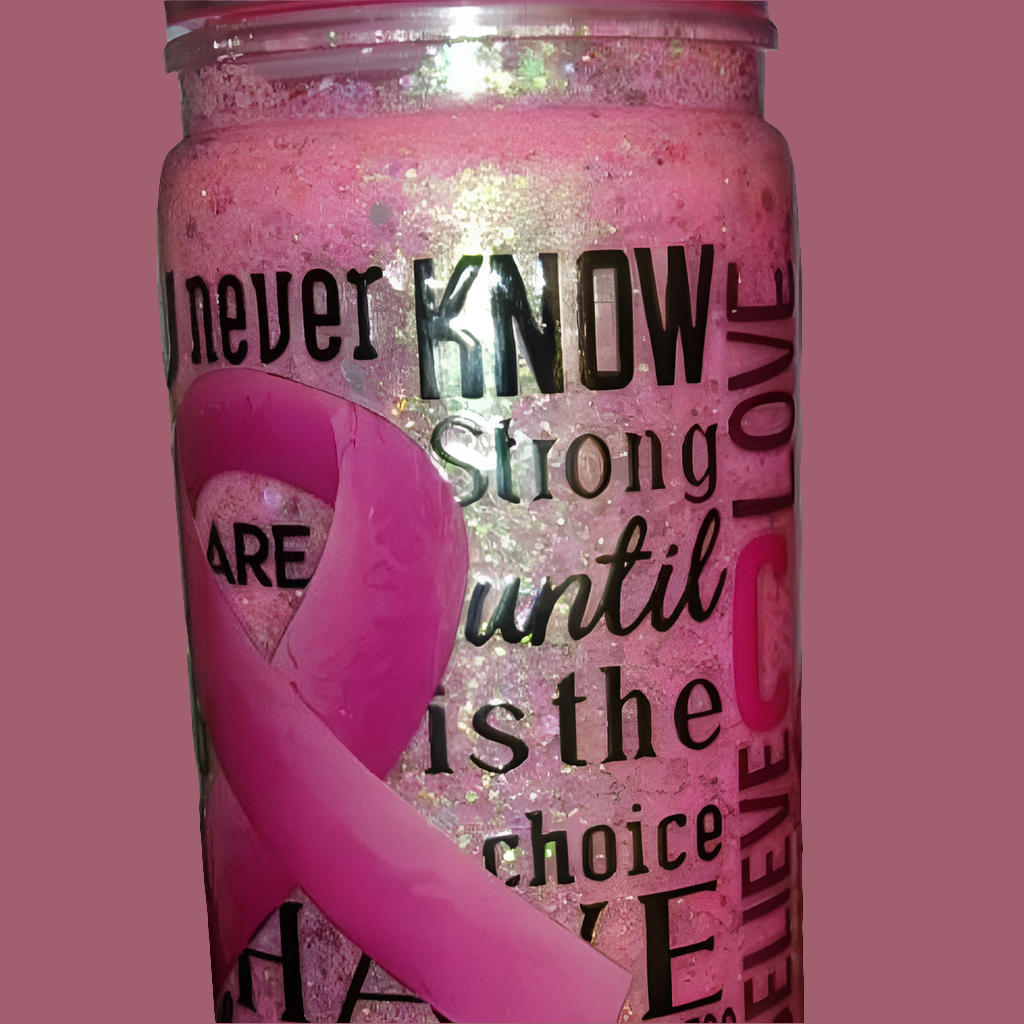 Fk cancer snowglobe tumbler